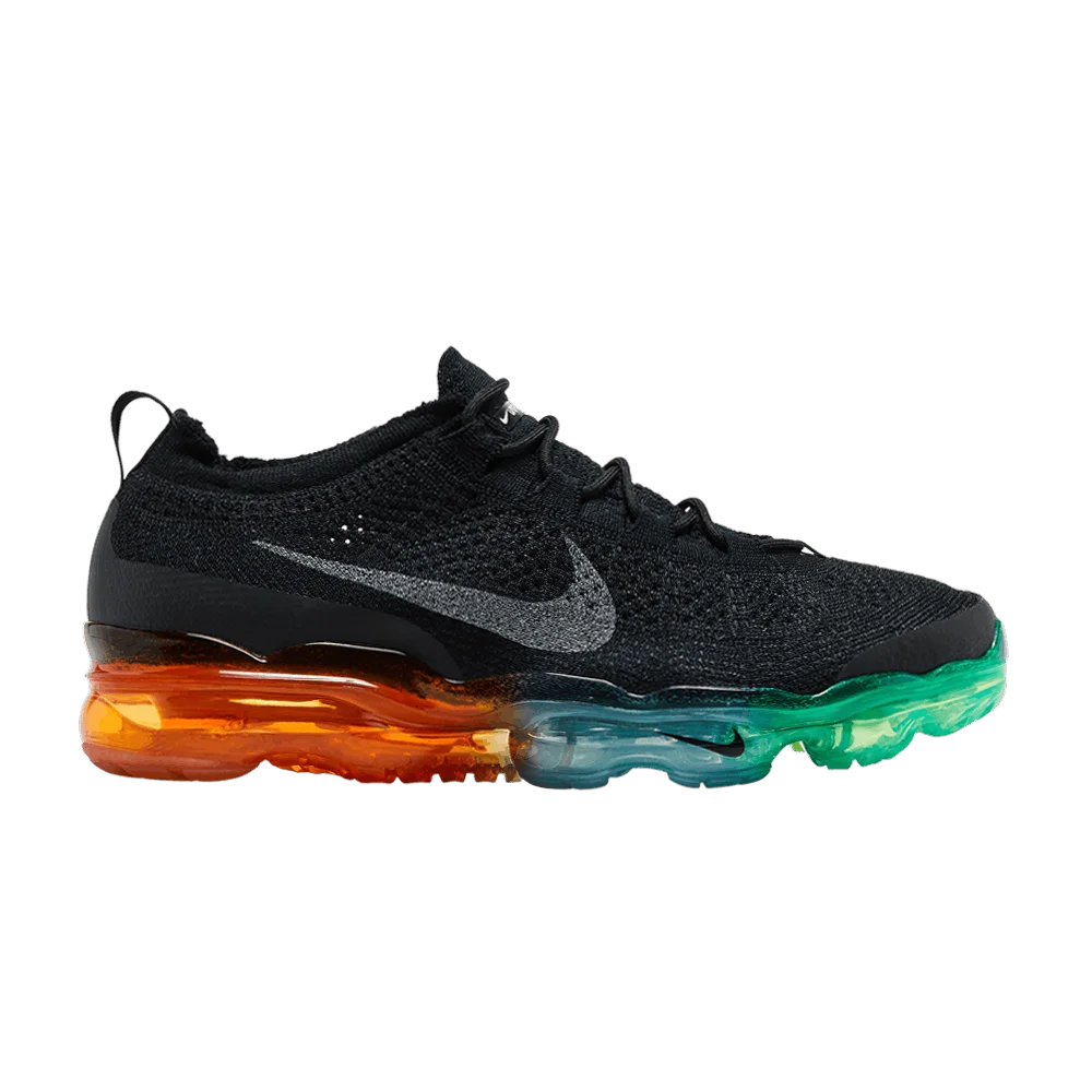 Кроссовки Nike Air VaporMax 2023 Flyknit 'Black Green Strike Curry'