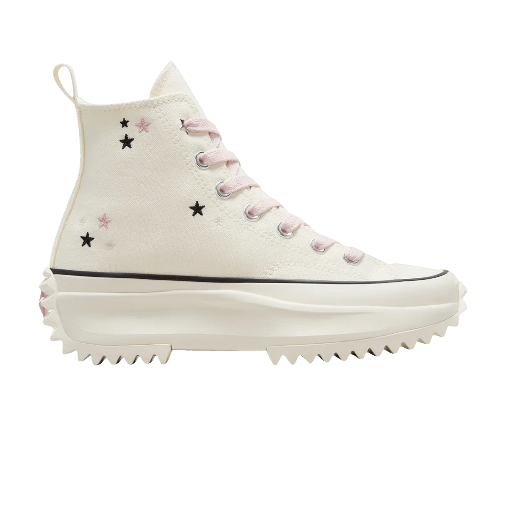 Кроссовки Converse Run Star Hike Platform High 'Embroidered Stars - Egret Lotus Pink'
