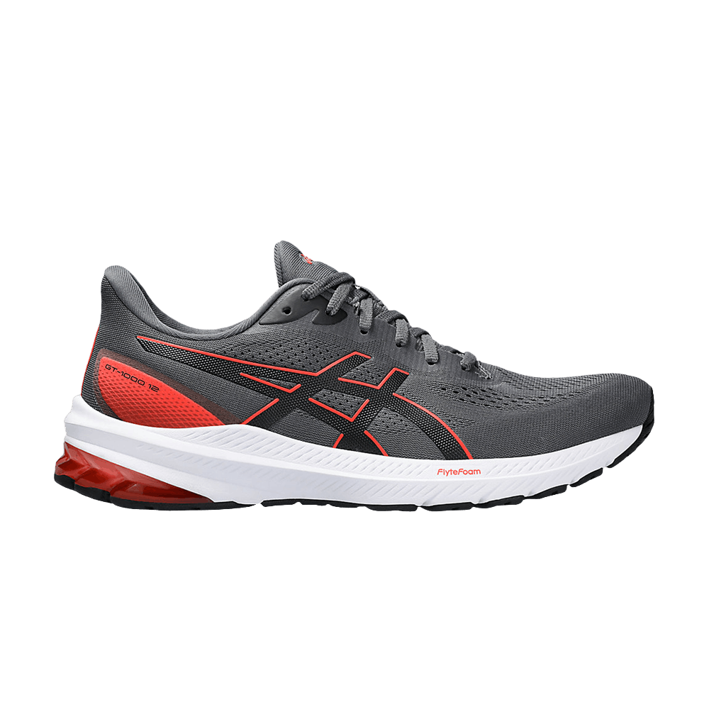 Кроссовки ASICS GT 1000 12 Wide 'Carrier Grey True Red'
