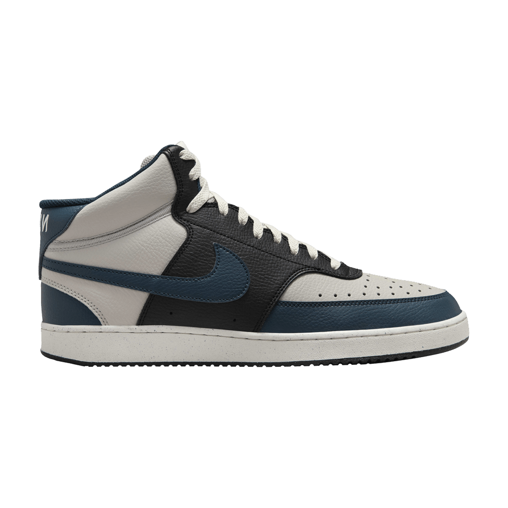 Кроссовки Nike Court Vision Mid Next Nature 'Light Iron Ore Armory Navy'