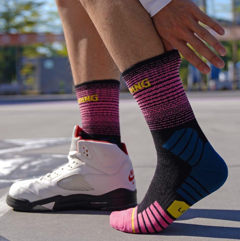 Спортивные носки Ehot Spalding Gradient Black Crew Socks