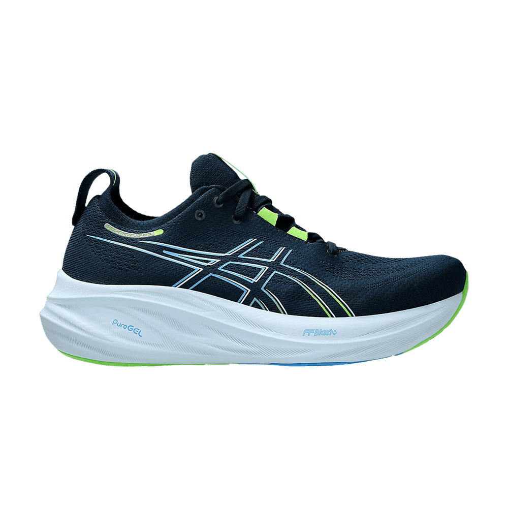 Кроссовки ASICS Gel Nimbus 26 'French Blue Electric Lime'