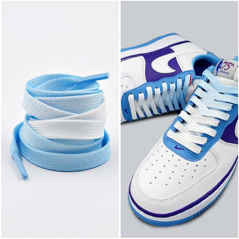 Шнурки Gorilla Guard Air Force 1 Lakers Blue Gradient Laces