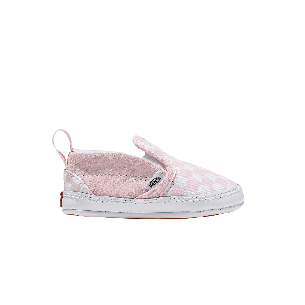 Кроссовки Vans Classic Slip-On V Crib 'Checkerboard - Pink True White'