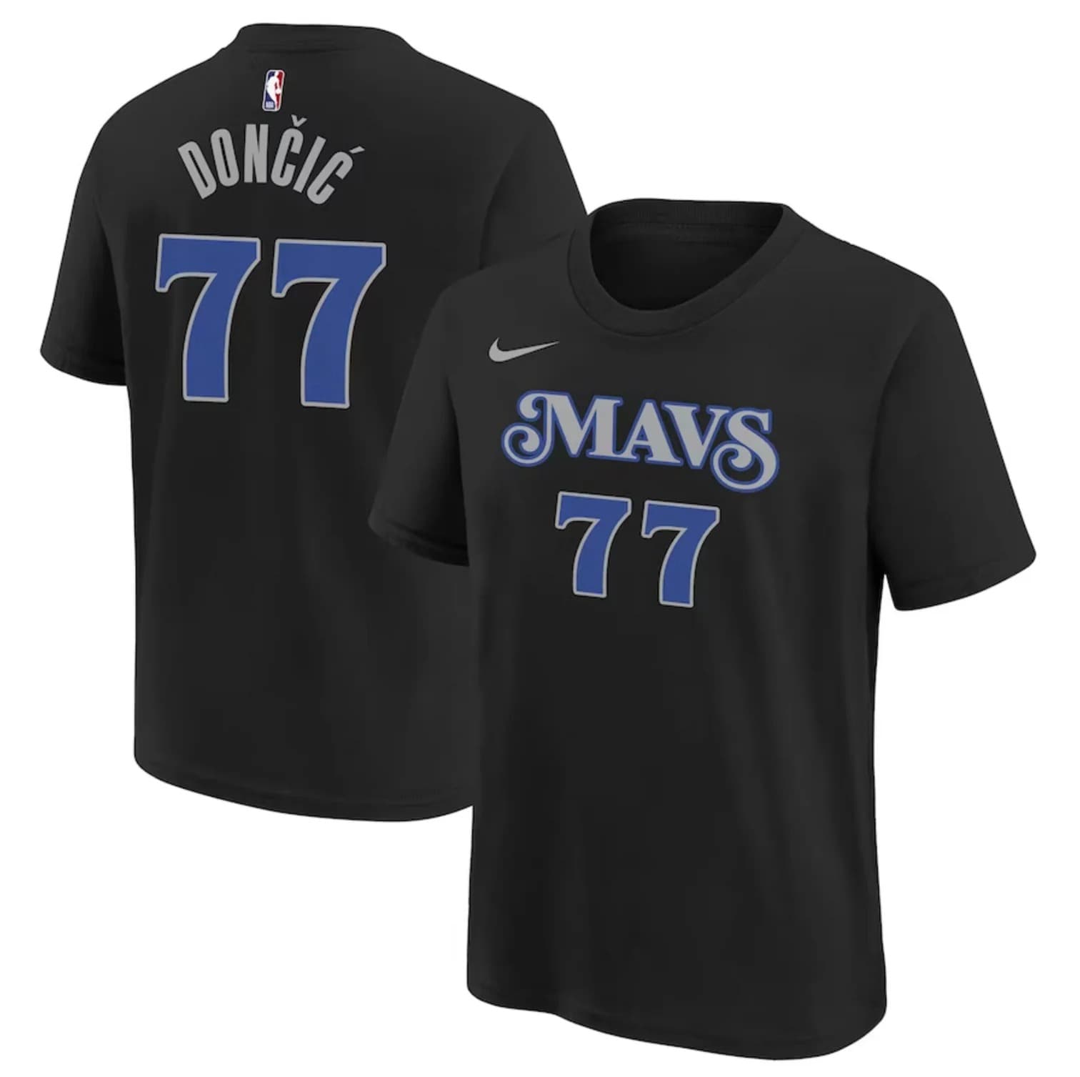 Баскетбольная футболка Nike Luka Doncic Dallas Mavericks 2024 City Edition NBA Youth T-Shirt