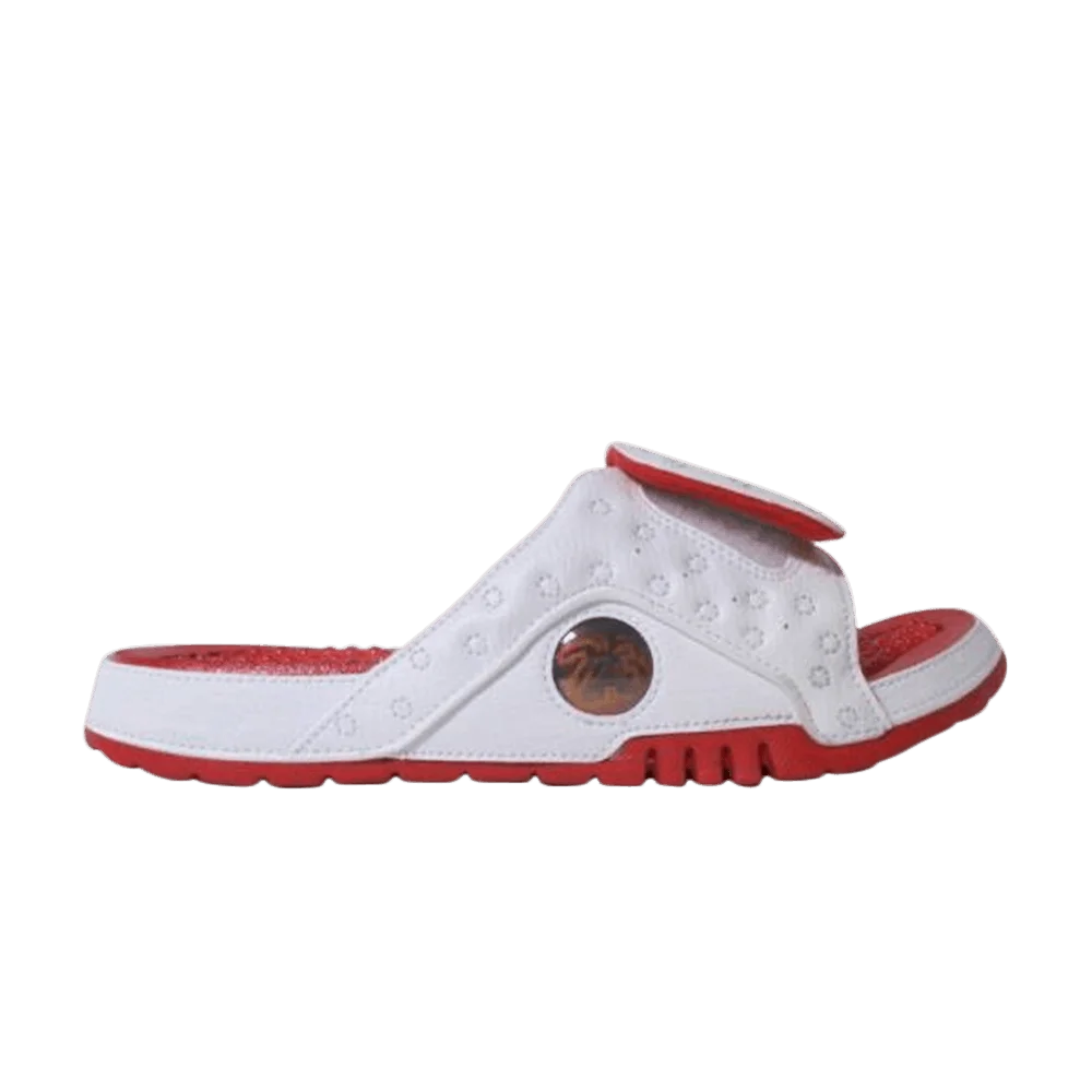 Air Jordan Hydro 13 Slide 'White Red'