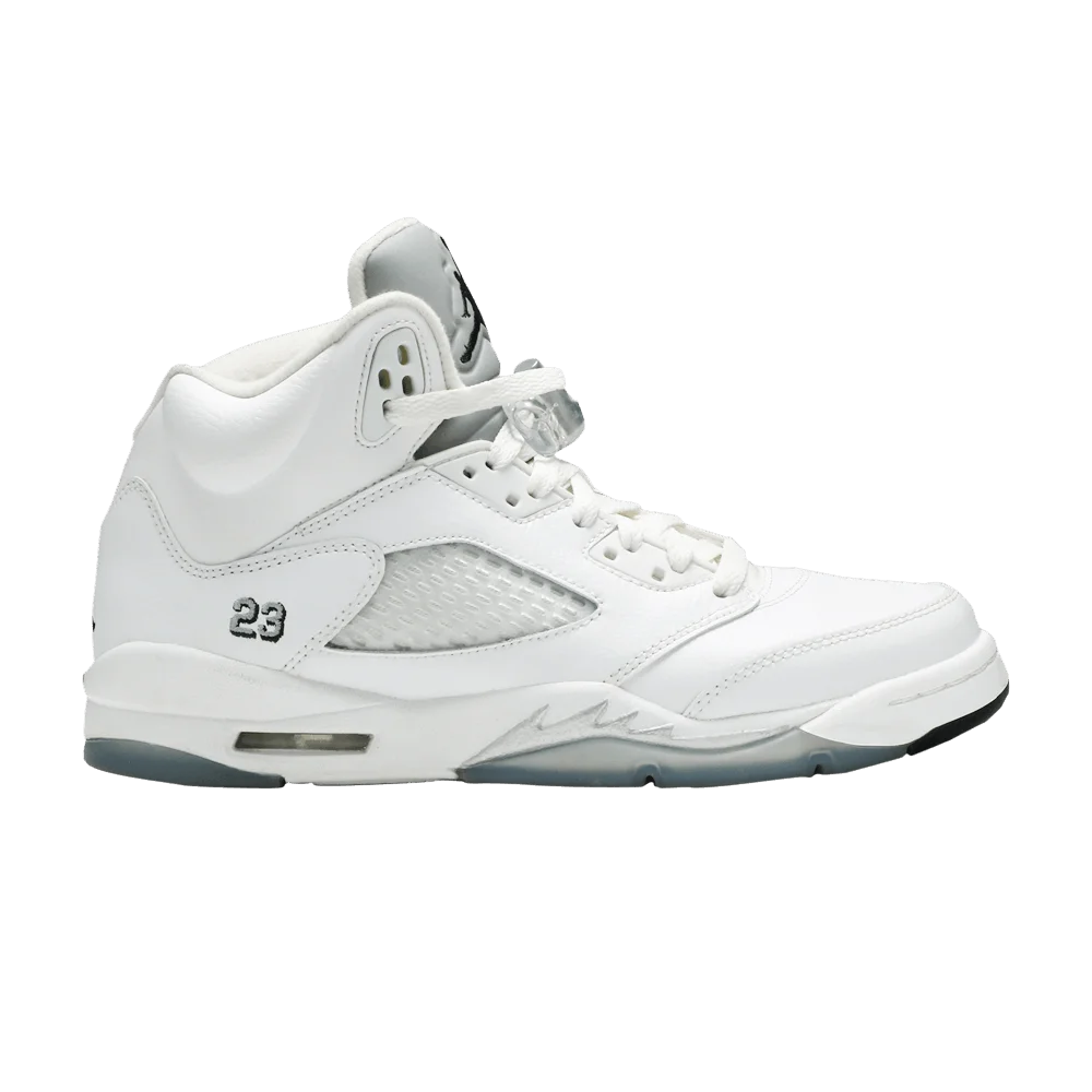 Кроссовки Air Jordan 5 Retro BG 'White Metallic' 2015