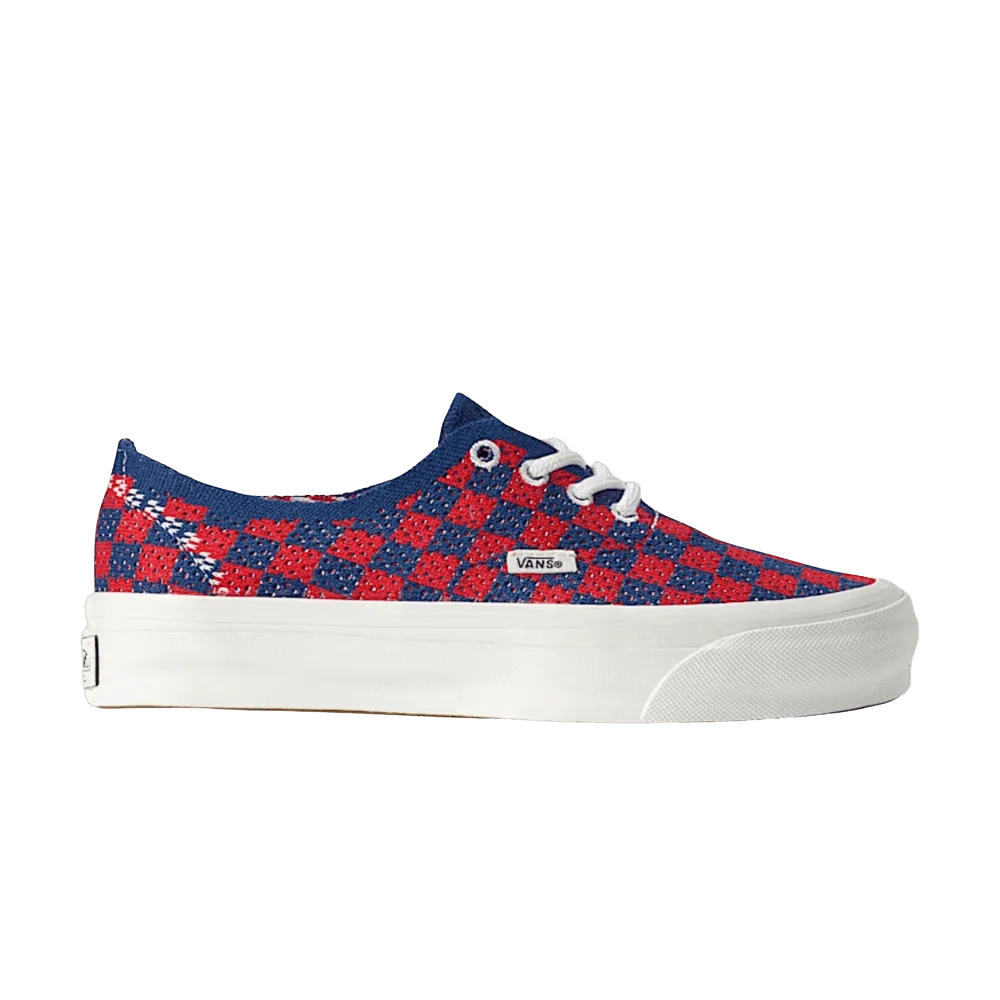 Кроссовки Vans LX Authentic 44 EK 'Punk Check Red Blue'