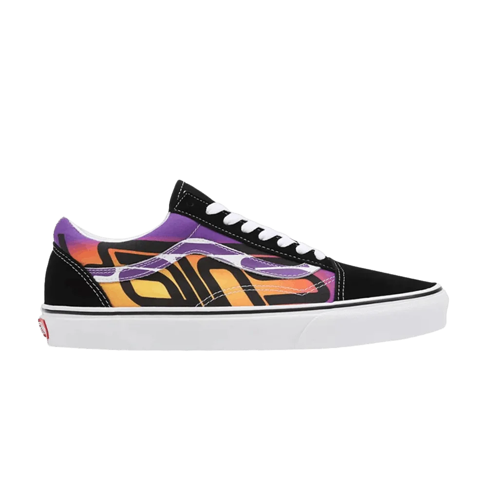 Кеды Vans Old Skool 'Black Purple Yellow'