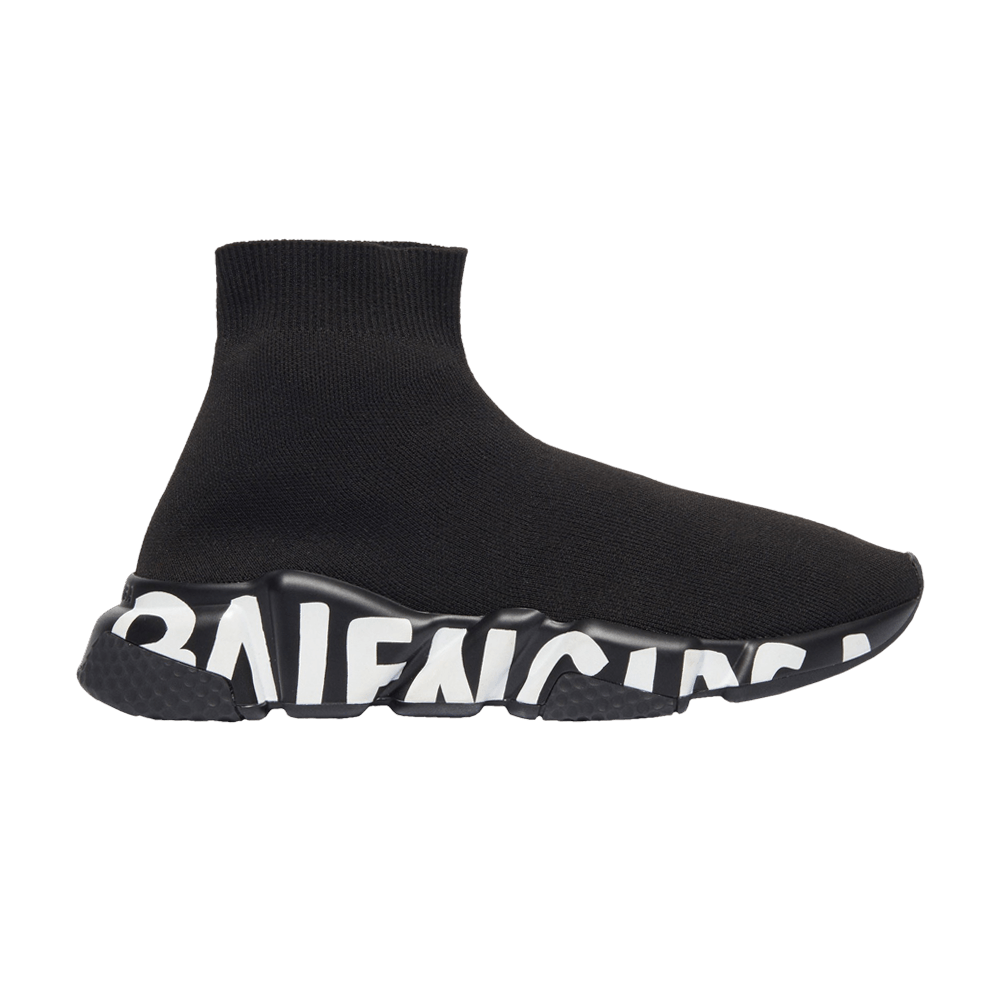 Кроссовки Balenciaga Wmns Speed Sneaker 'Midsole Graffiti - Black White'