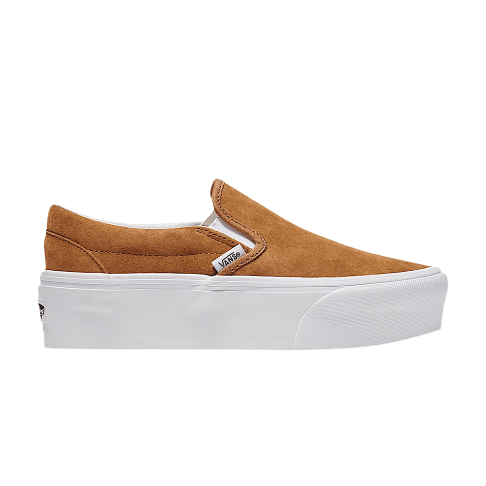 Кроссовки Vans Classic Slip-On Stackform 'Chipmunk Brown'
