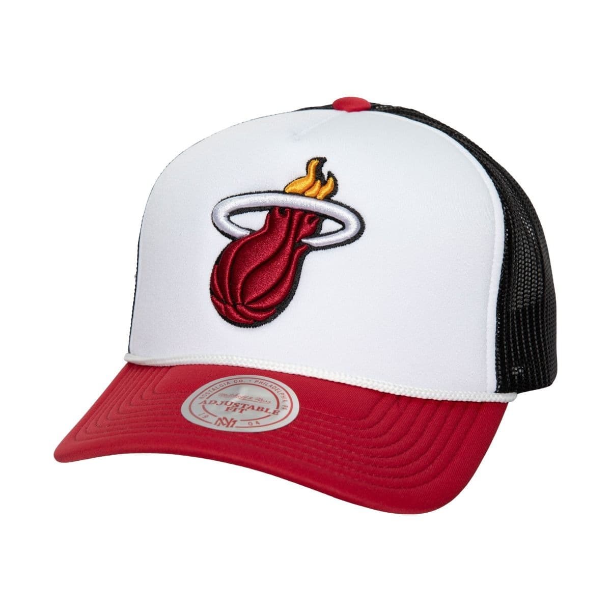 Бейсболка Mitchell & Ness Blocker Trucker Miami Heat Hat