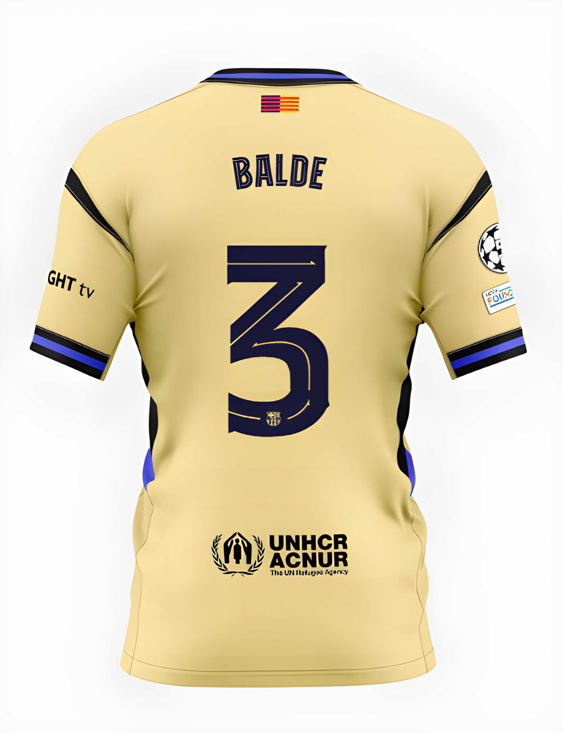Футбольное джерси FC Barcelona x Kobe Bryant 25/26 UCL away jersey BALDE Player's Edition
