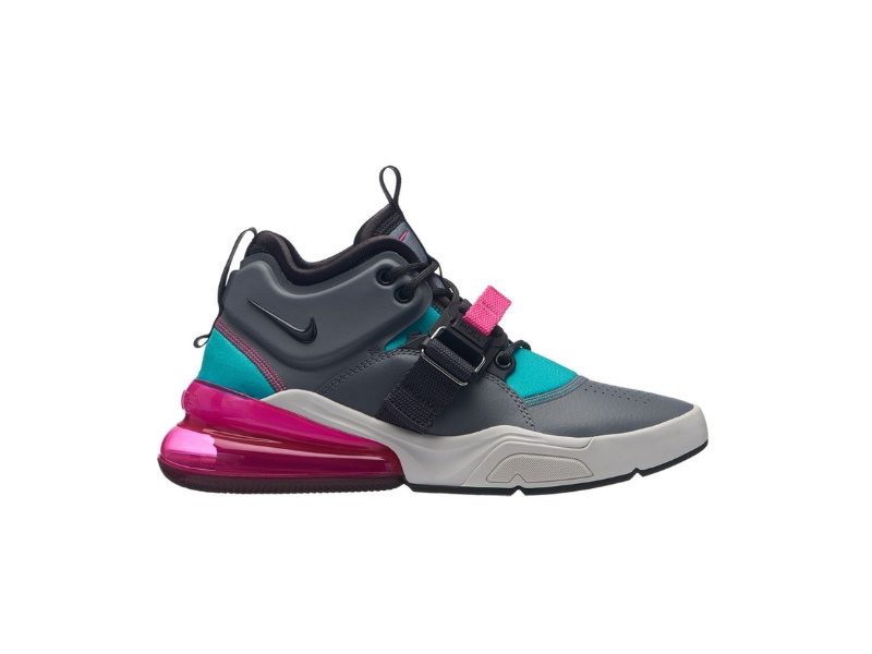 Кроссовки Nike Air Force 270 Cool Grey Hyper Jade GS