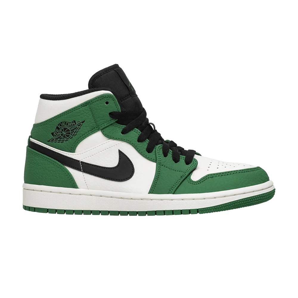 Кроссовки Air Jordan 1 Mid 'Pine Green'
