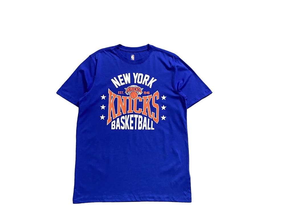 Футболка Main Squeeze NBA New York Knicks Blue T-Shirt