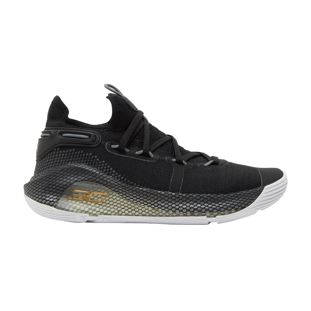 Кроссовки Under Armour Curry 6 Team 'Black Gold Metallic'