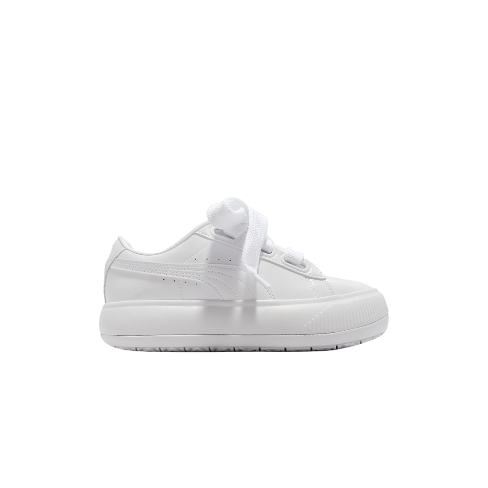 Кроссовки Puma Wmns Suede Mayu Heart Patent 'White'