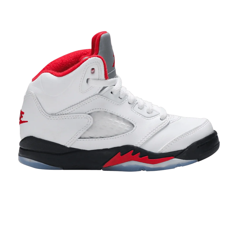Кроссовки Air Jordan 5 Retro PS 'White Fire Red' 2020