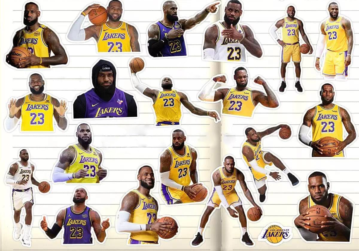 Наклейки LeBron James Stickers – HD Waterproof Stickers