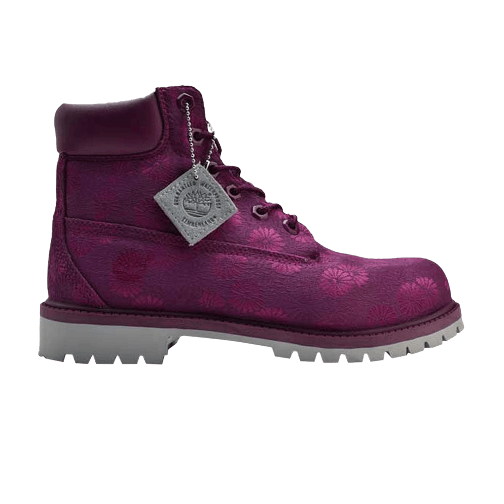 Кроссовки Timberland 6 Inch Premium Boot Junior 'Magenta Blue Floral'
