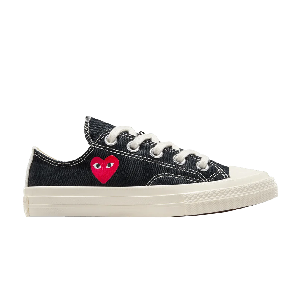 Кроссовки Comme des Garçons PLAY x Converse Chuck 70 Low PS 'Single Heart - Black'