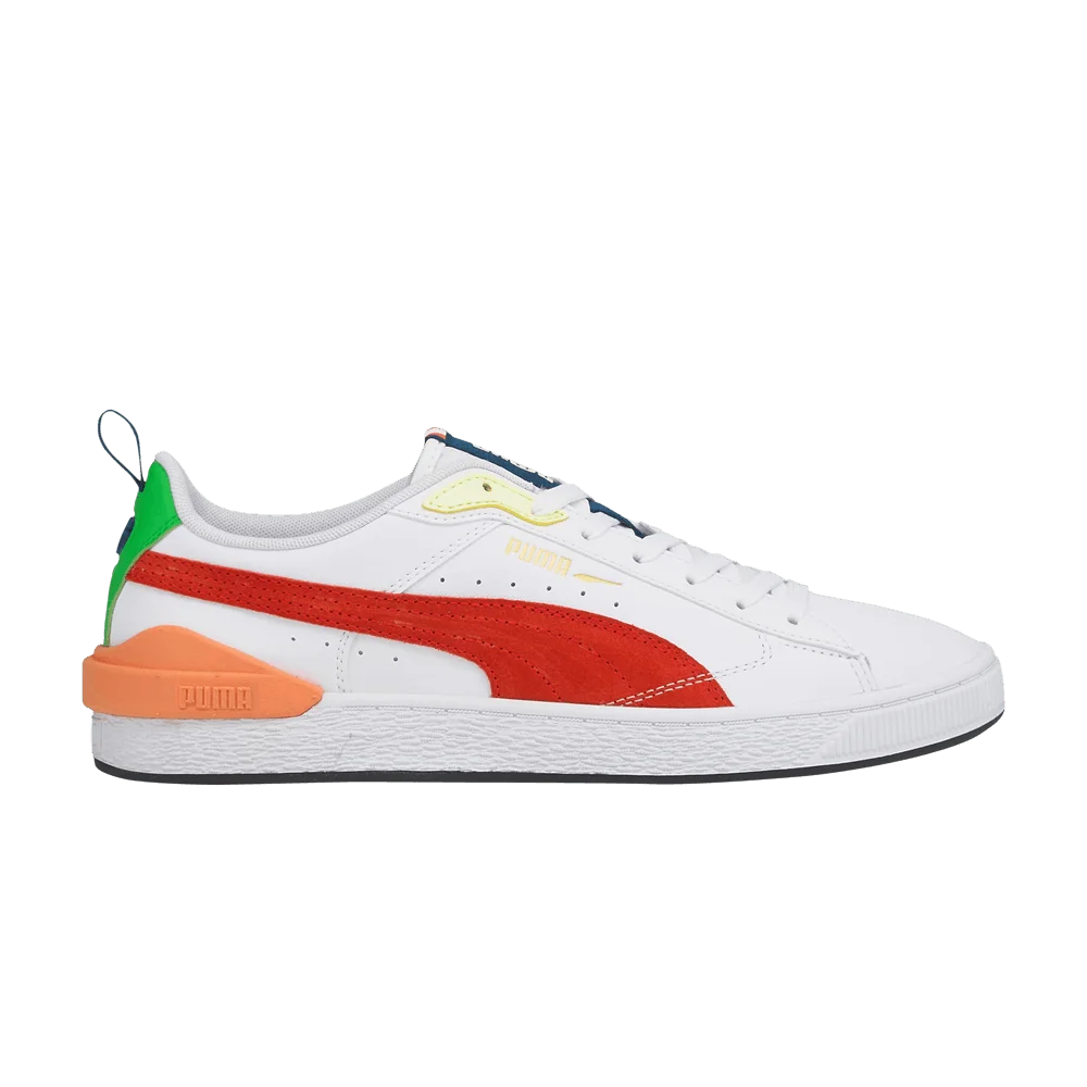 Кроссовки Puma Suede Bloc 'White Cherry Tomato'