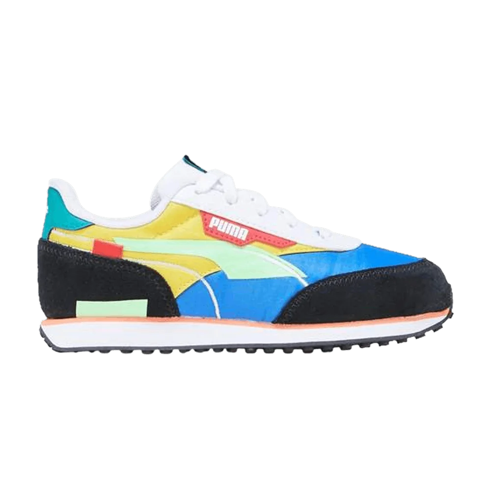 Кроссовки Puma Future Rider Twofold Little Kid 'Blue Yellow'