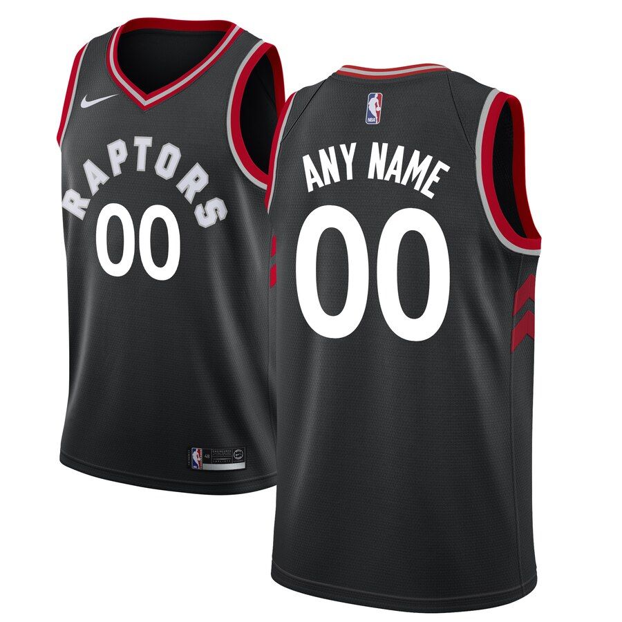 Баскетбольная джерси 2019-20 Toronto Raptors Custom Swingman Black Statement Edition