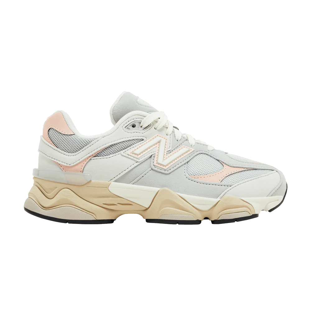 Кроссовки New Balance 9060 Big Kid Wide 'Grey Matter Pink Haze'