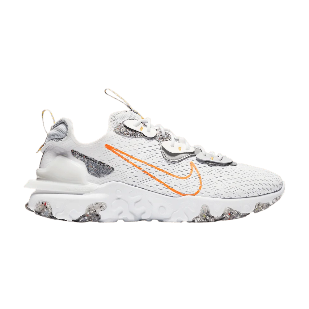 Кроссовки Nike React Vision 'Crater - White Total Orange'