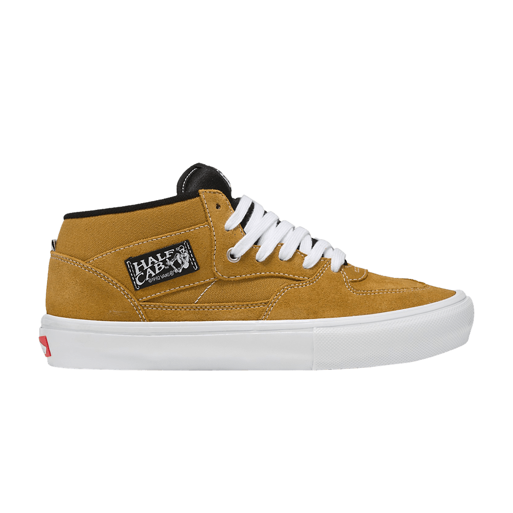 Кроссовки Vans Skate Half Cab 'Gold White'