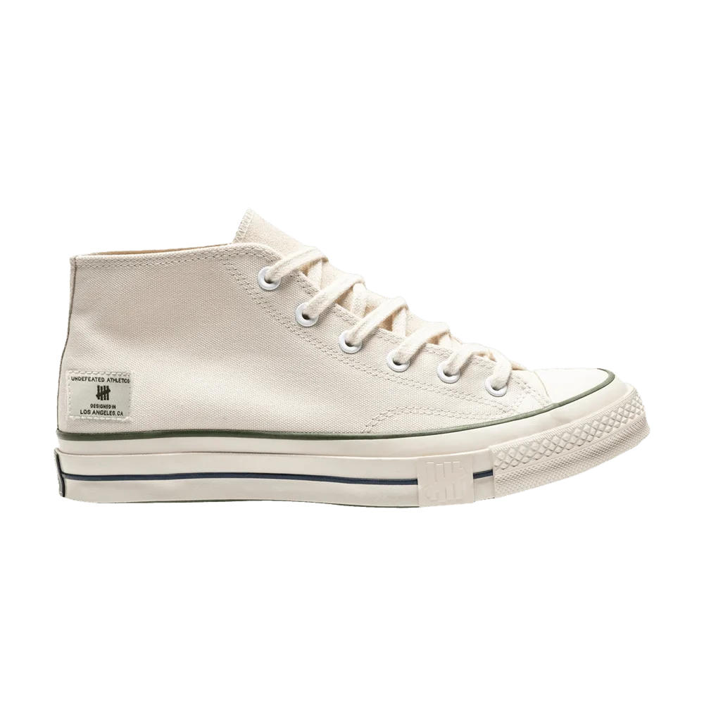 Кроссовки Undefeated x Converse Chuck 70 Mid 'Parchment Chive'