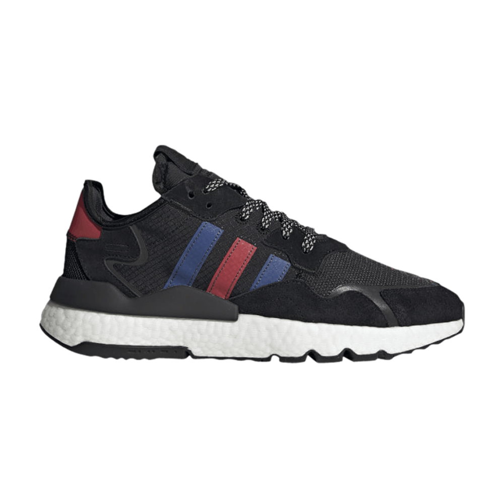 Кроссовки Adidas Nite Jogger 'Black Royal Scarlet'