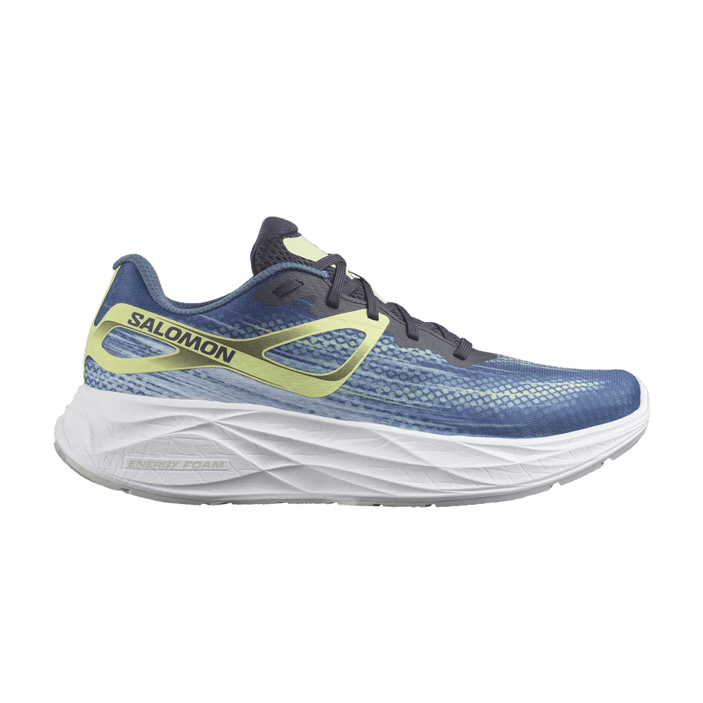 Кроссовки Salomon Aero Glide 'Blue Ashes Sunny Lime'