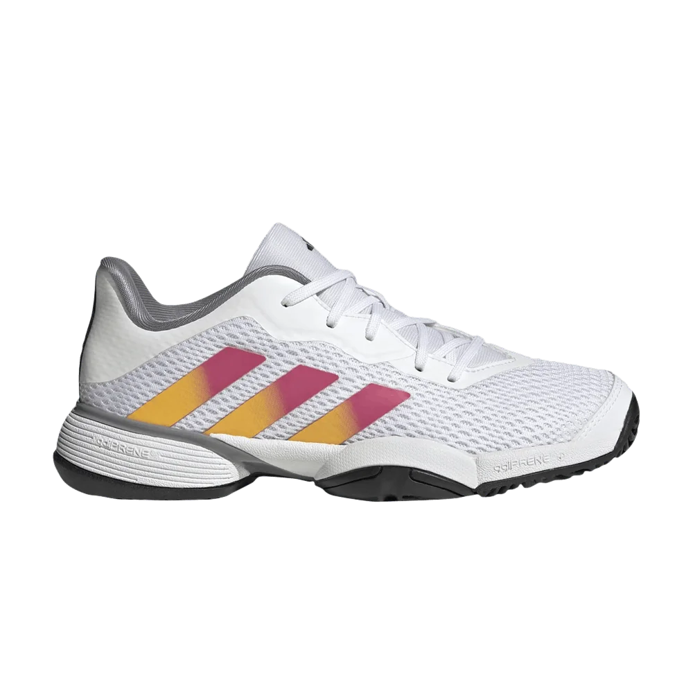 Кроссовки Adidas Barricade J 'White Lucid Fuchsia'