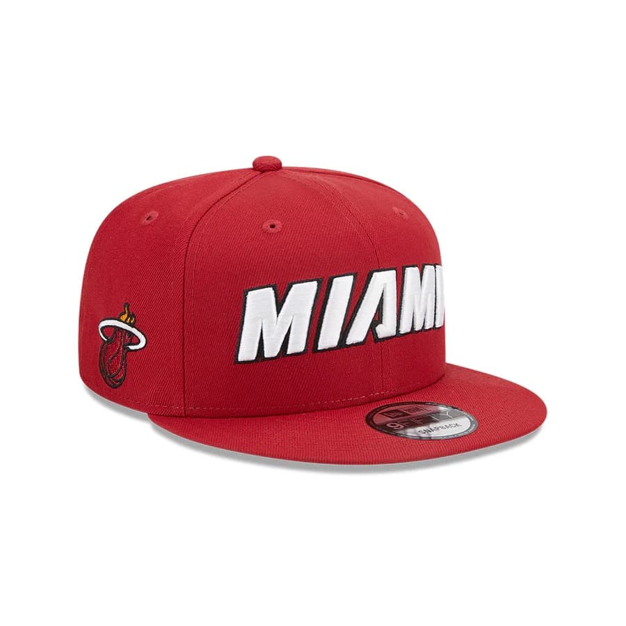 Бейсболка New Era Miami Heat 9FIFTY 2024 Statement Edition NBA Snapback Hat