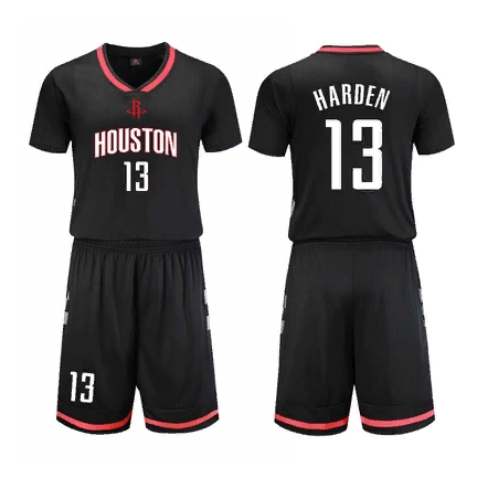 Баскетбольная форма Houston Rockets Black 13 Harden Uniform