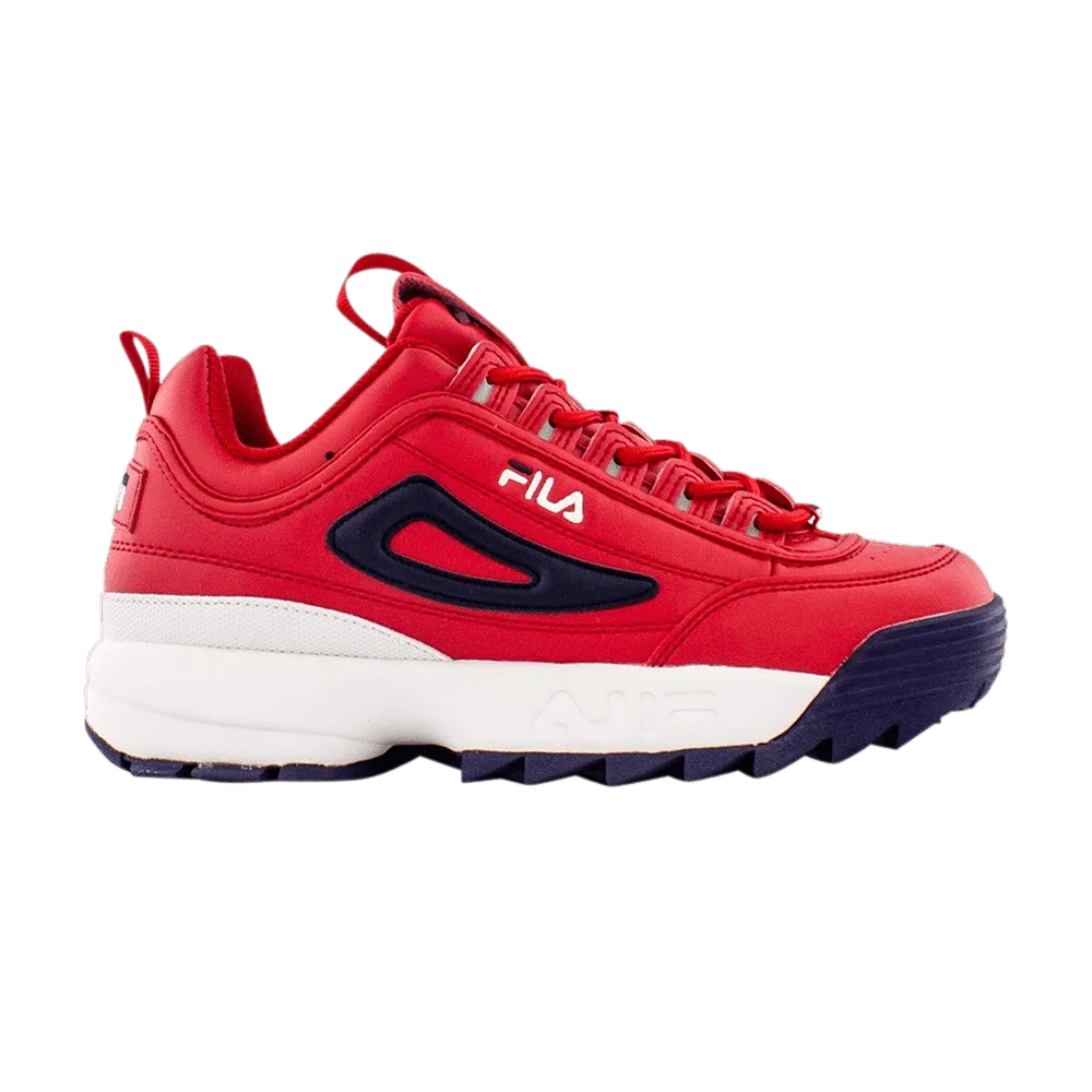 Кроссовки Fila Disruptor 2 Premium Big Kids 'Red Navy'