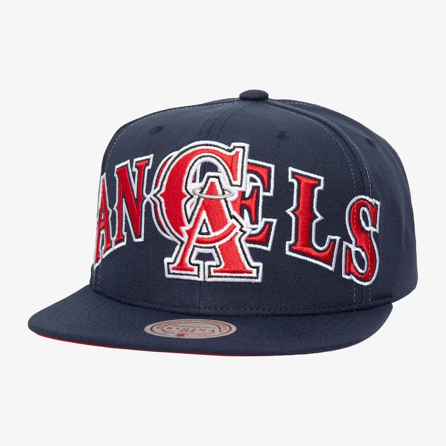 Бейсболка Mitchell & Ness Royal California Angels Day 4 Cooperstown Collection Snapback Hat