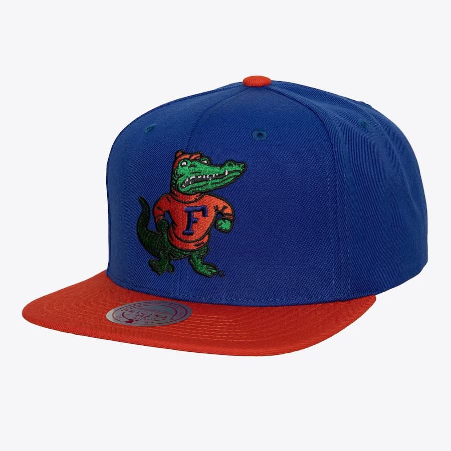 Бейсболка Mitchell & Ness Green Florida Gators Team 2 Tone 2.0 Snapback Hat