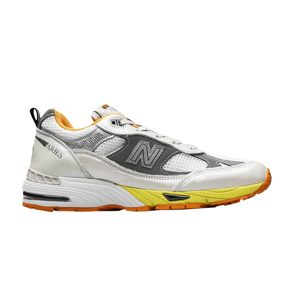 Кроссовки Aries x New Balance Wmns 991 Made in England 'Orange Silver'