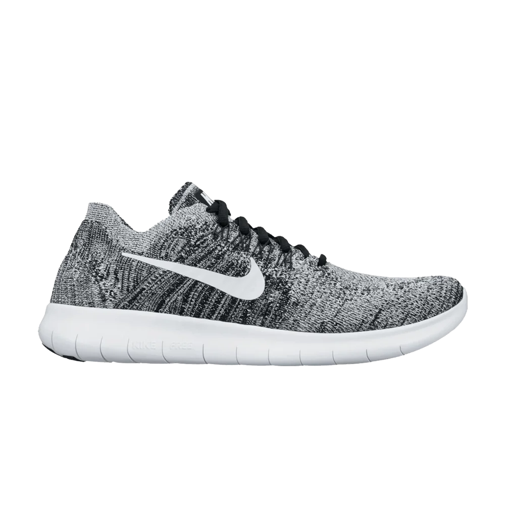 Кроссовки Nike Wmns Free RN Flyknit 'Black White'