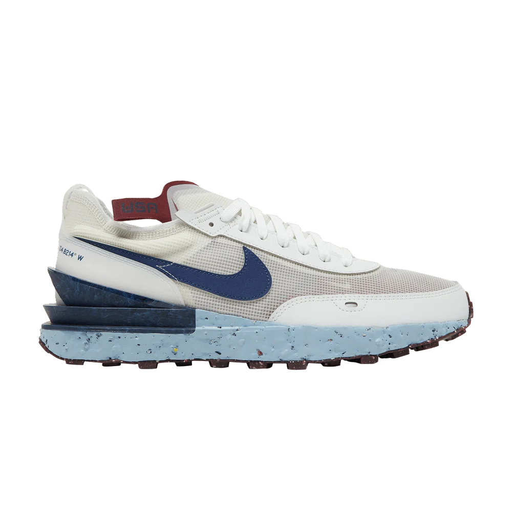 Кроссовки Nike Waffle One Crater 'Summit White Blue Void'