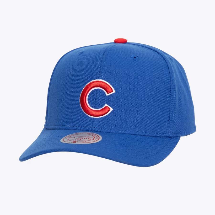 Бейсболка Mitchell & Ness Royal Chicago Cubs Team Pro Snapback Hat
