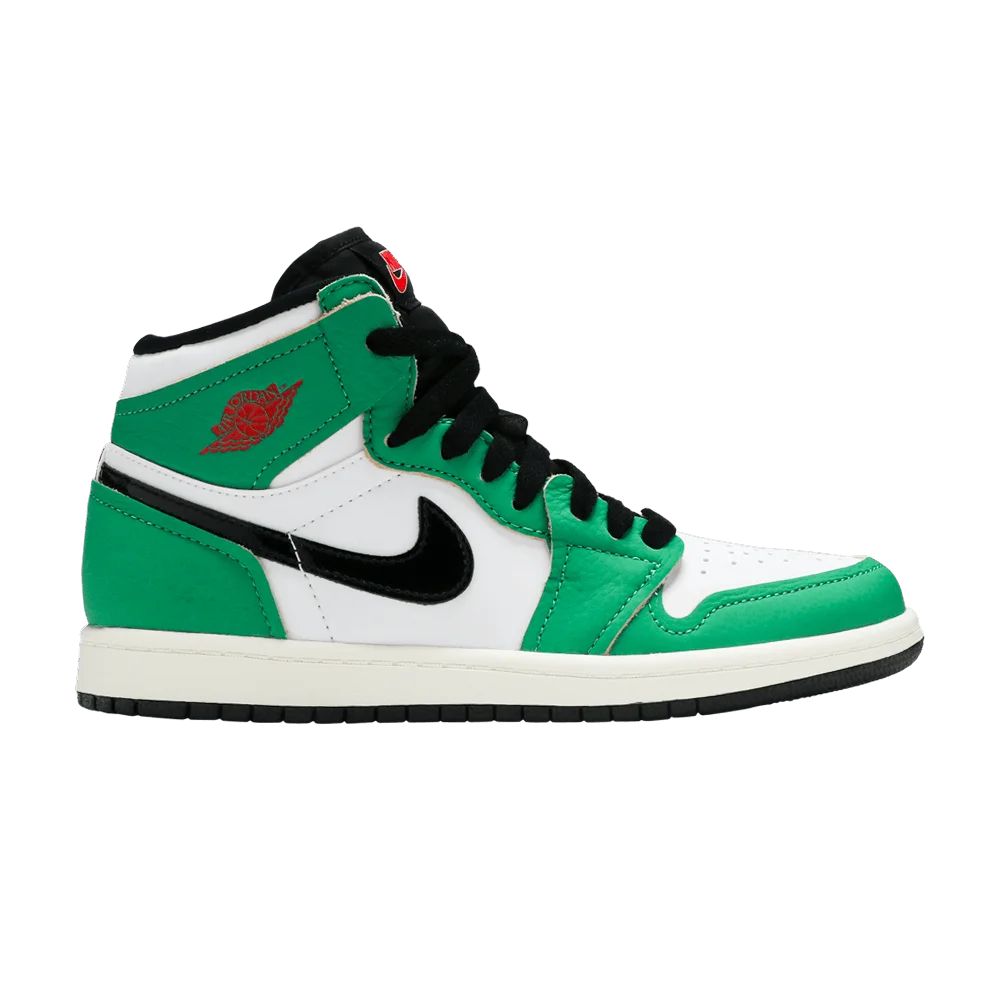 Кроссовки Air Jordan 1 Retro High OG PS 'Lucky Green'