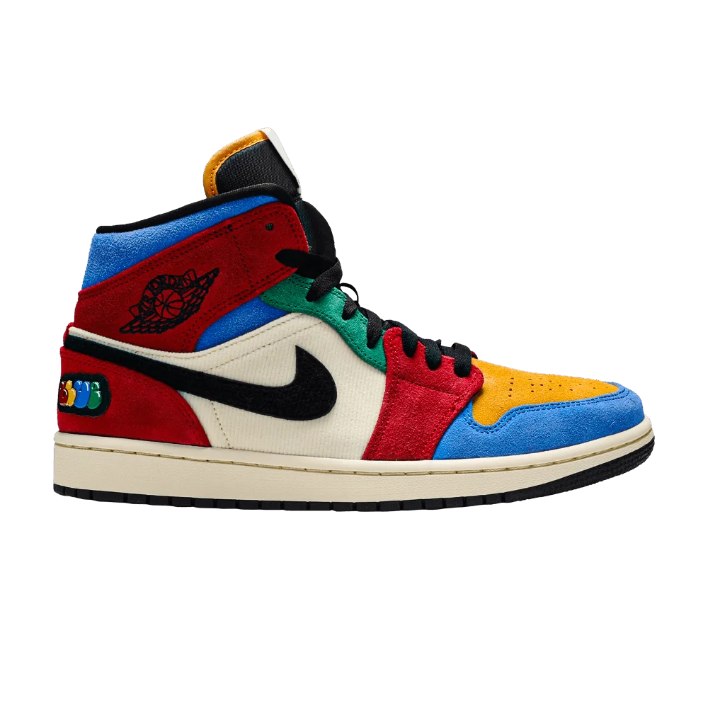 Кроссовки Blue The Great x Air Jordan 1 Mid 'Fearless'