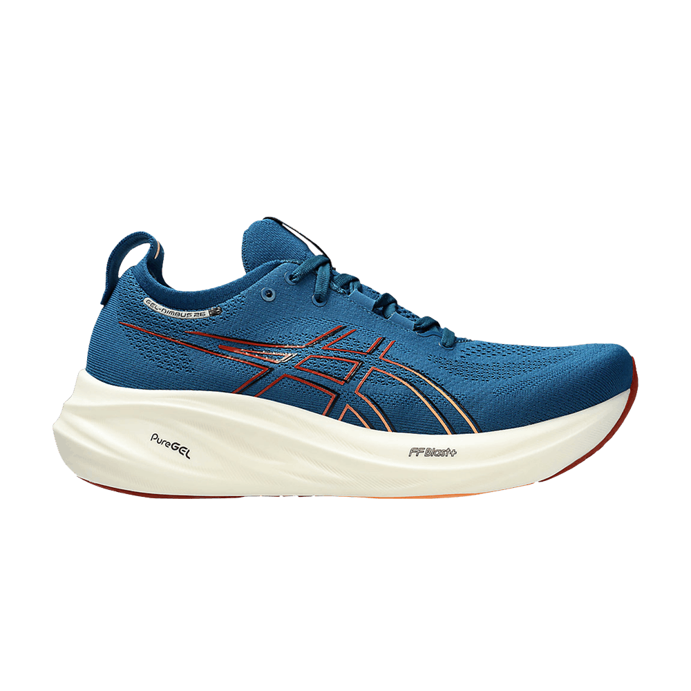 Кроссовки ASICS Gel Nimbus 26 'Rich Navy Faded Orange'