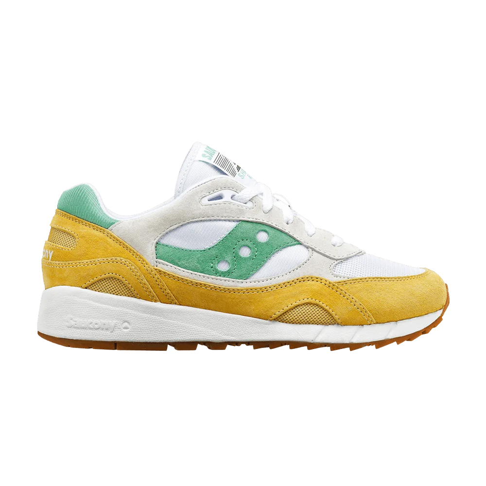 Кроссовки Saucony Shadow 6000 'White Green Mustard'
