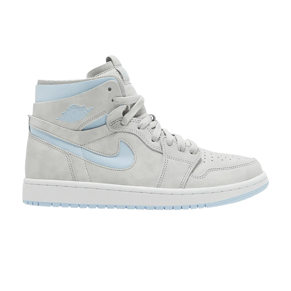 Кроссовки Wmns Air Jordan 1 High Zoom Comfort 'Cool Grey Light Blue'